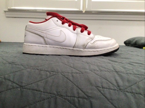 Red and white nike - and,